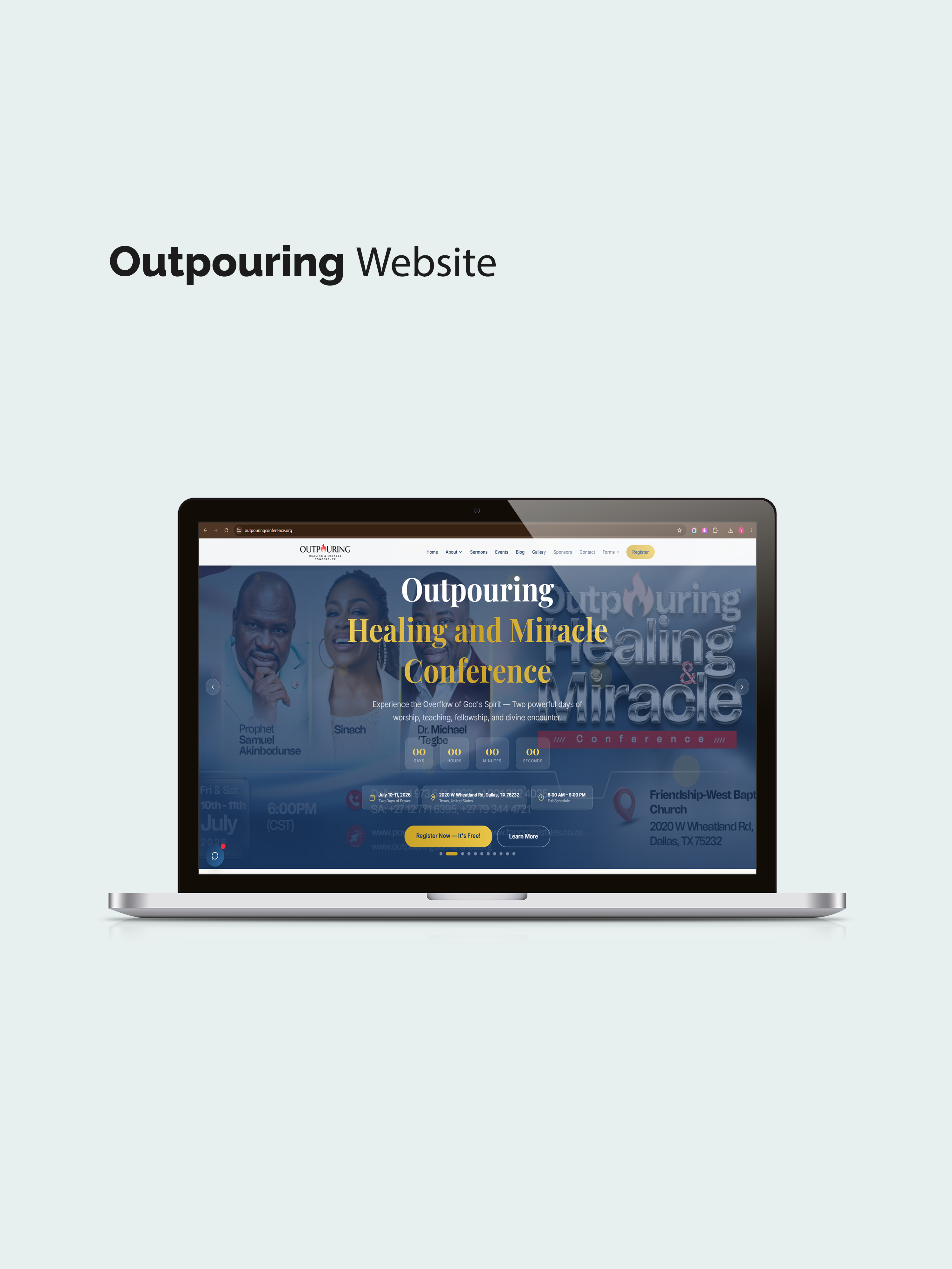 Outpouring Conf Website